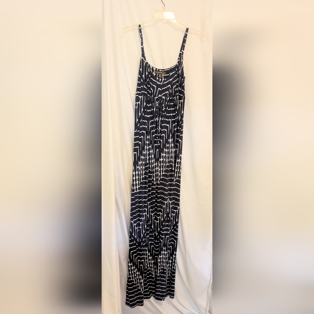 Tommy Bahama Vintage Blue and White Maxi Dress